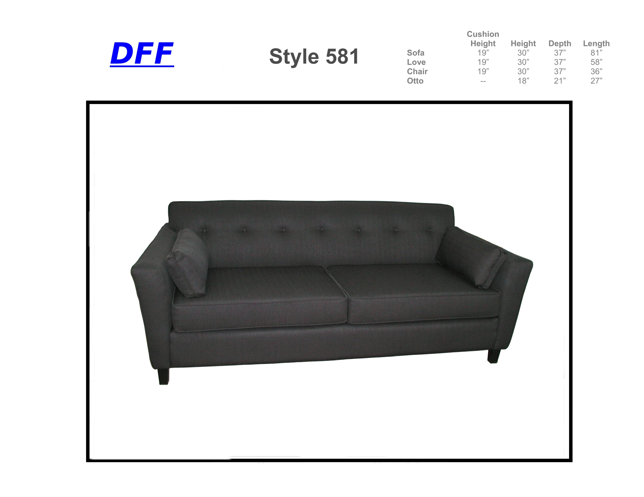 581 Sofa
