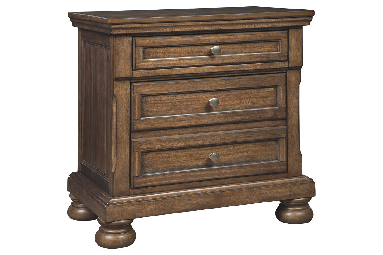 Flynnter 2 Drawer Nightstand (B719)