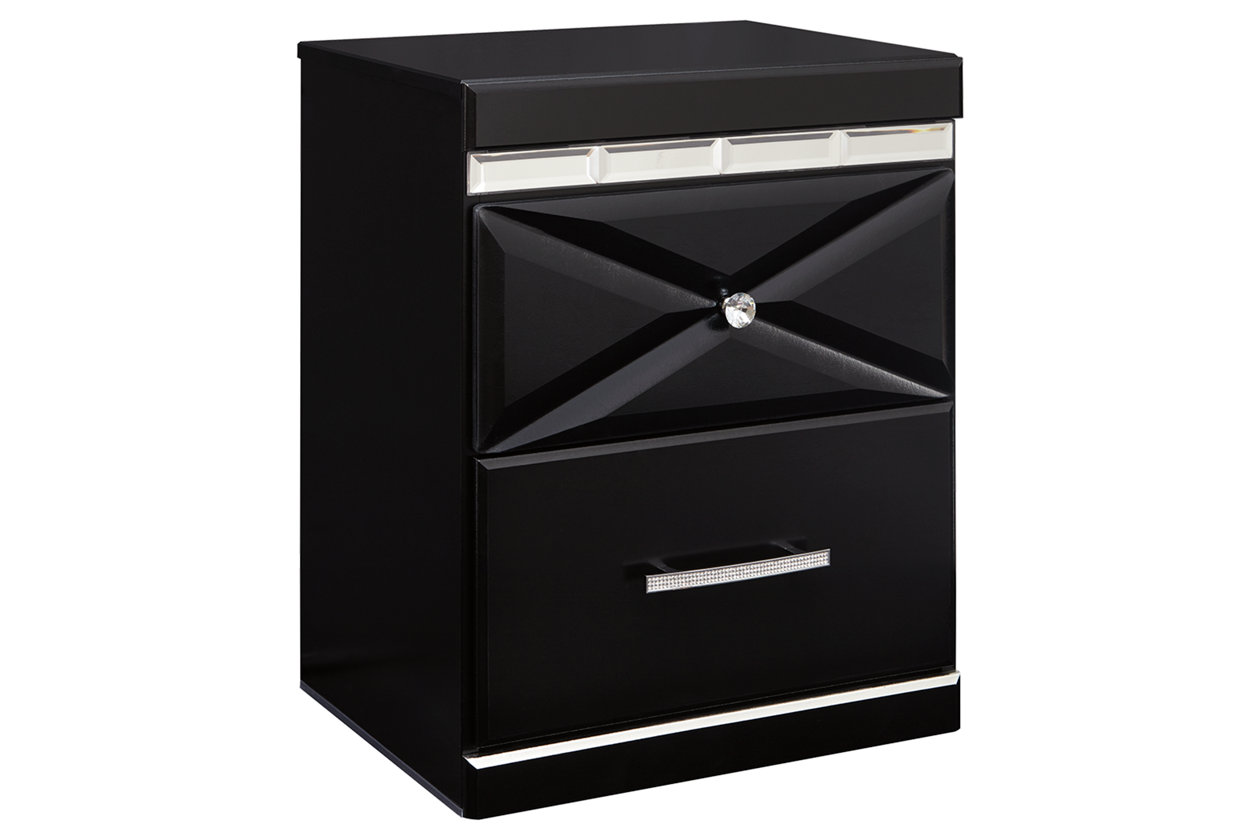 Fancee 2 Drawer Nightstand (B348)