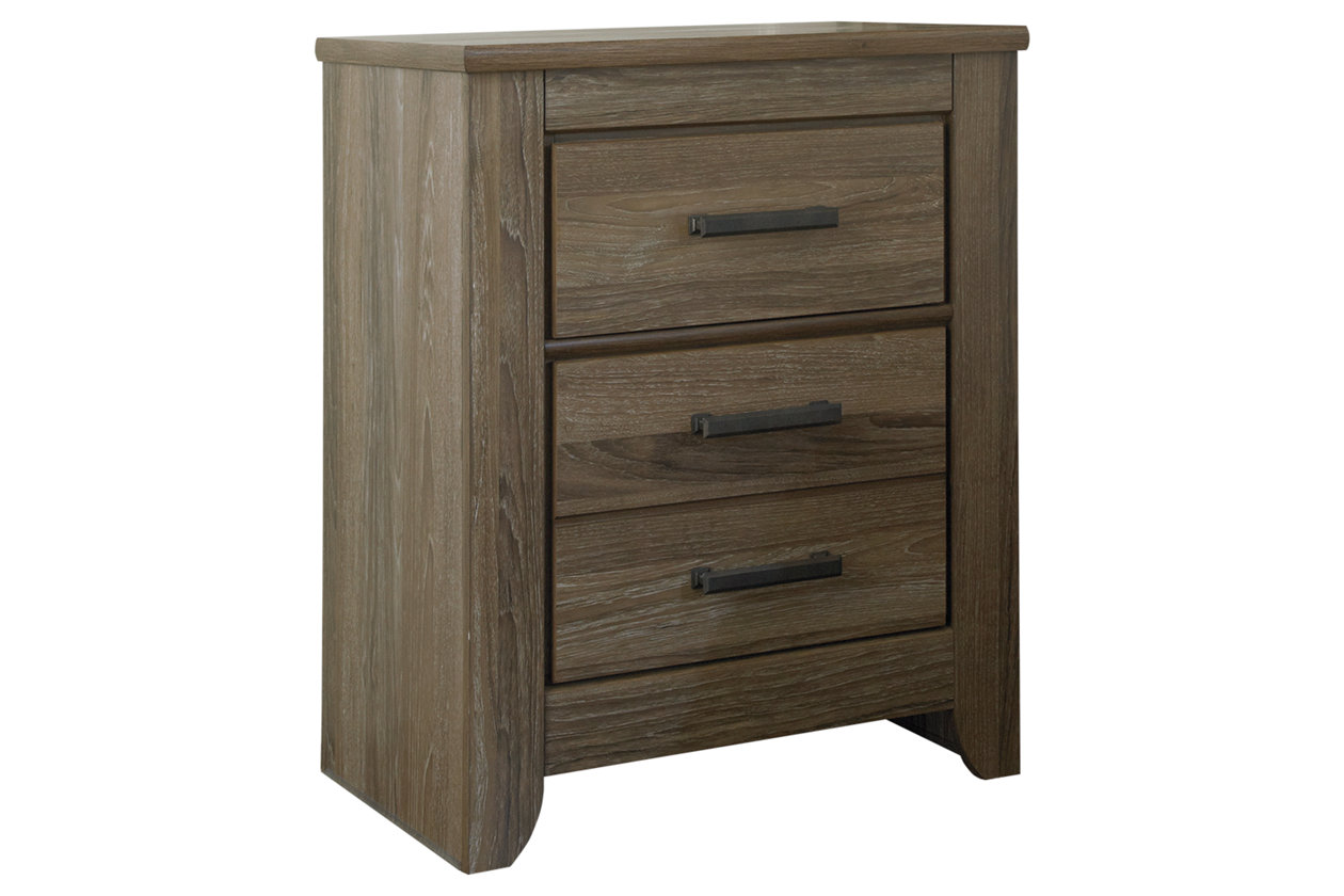 Zelen 2 Drawer Nightstand (B248)